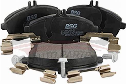 BSG BSG 60-202-021 - Тормозные колодки, дисковые, комплект autodnr.net