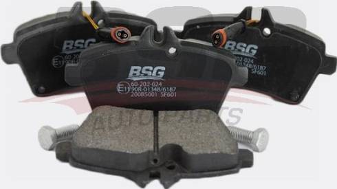 BSG BSG 60-202-024 - Гальмівні колодки, дискові гальма autocars.com.ua