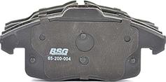 BSG BSG 65-200-004 - Гальмівні колодки, дискові гальма autocars.com.ua