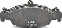 BSG BSG 65-200-009 - Тормозные колодки, дисковые, комплект avtokuzovplus.com.ua