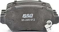 BSG BSG 65-200-012 - Гальмівні колодки, дискові гальма autocars.com.ua