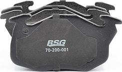 BSG BSG 70-200-001 - Гальмівні колодки, дискові гальма autocars.com.ua