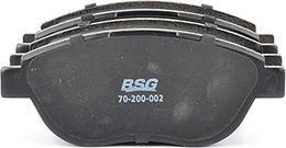 BSG BSG 70-200-002 - Тормозные колодки, дисковые, комплект avtokuzovplus.com.ua