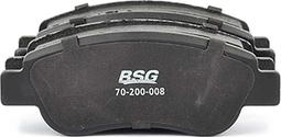 BSG BSG 70-200-008 - Гальмівні колодки, дискові гальма autocars.com.ua