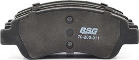 BSG BSG 70-200-011 - Тормозные колодки, дисковые, комплект avtokuzovplus.com.ua