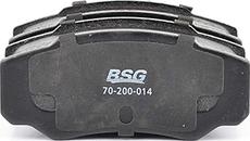BSG BSG 70-200-014 - Гальмівні колодки, дискові гальма autocars.com.ua