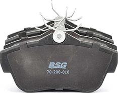 BSG BSG 70-200-018 - Тормозные колодки, дисковые, комплект avtokuzovplus.com.ua