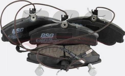 BSG BSG 70-202-006 - Тормозные колодки, дисковые, комплект avtokuzovplus.com.ua