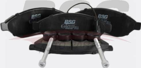BSG BSG 70-202-018 - Тормозные колодки, дисковые, комплект autodnr.net
