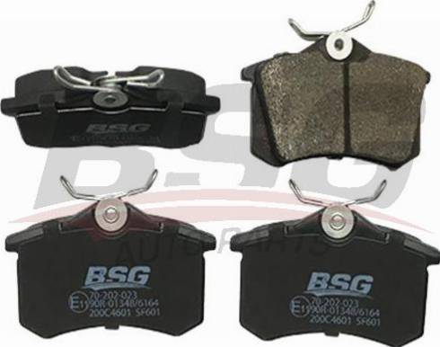 BSG BSG 70-202-023 - Гальмівні колодки, дискові гальма autocars.com.ua