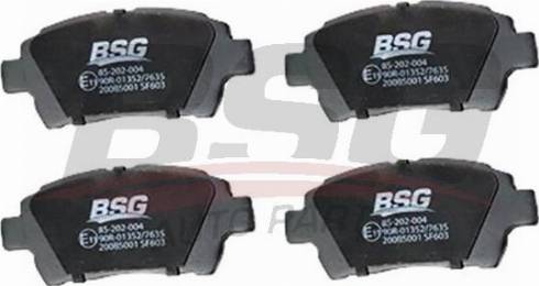 BSG BSG 85-202-004 - Тормозные колодки, дисковые, комплект autodnr.net