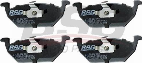 BSG BSG 90-202-002 - Тормозные колодки, дисковые, комплект autodnr.net