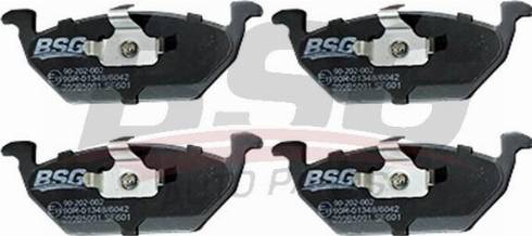 BSG BSG 90-202-002 - Тормозные колодки, дисковые, комплект avtokuzovplus.com.ua