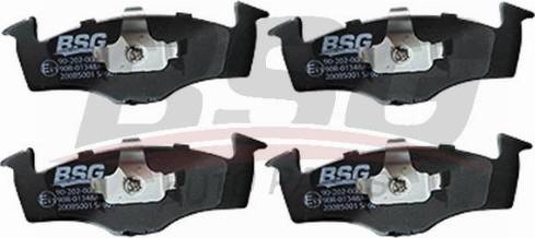 BSG BSG 90-202-003 - Тормозные колодки, дисковые, комплект avtokuzovplus.com.ua