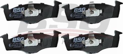 BSG BSG 90-202-003 - Гальмівні колодки, дискові гальма autocars.com.ua