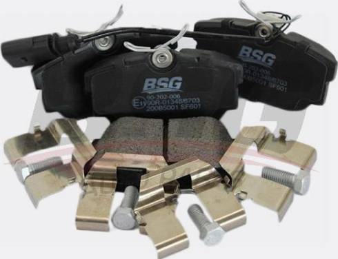 BSG BSG 90-202-006 - Тормозные колодки, дисковые, комплект autodnr.net