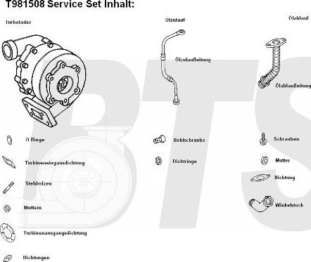 BTS Turbo T981508BL - Компресор, наддув autocars.com.ua