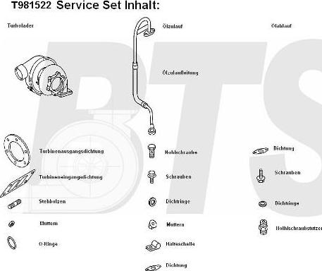 BTS Turbo T981522BL - Компресор, наддув autocars.com.ua