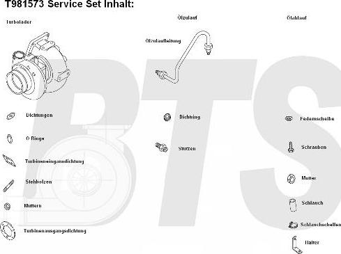 BTS Turbo T981573 - Компресор, наддув autocars.com.ua