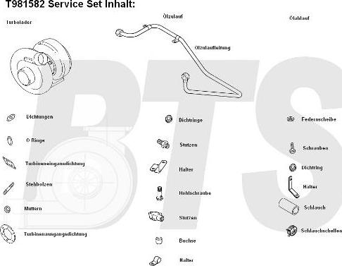 BTS Turbo T981582 - Компресор, наддув autocars.com.ua