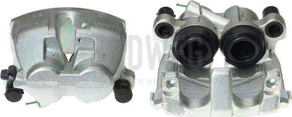 Budweg Caliper 343930 - Тормозной суппорт avtokuzovplus.com.ua