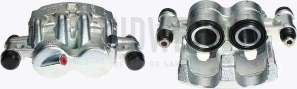 Budweg Caliper 343911 - Тормозной суппорт autodnr.net