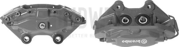 Budweg Caliper 345092 - Тормозной суппорт avtokuzovplus.com.ua