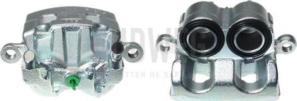 Budweg Caliper 345643 - Комплектующие для колодок дискового тормоза avtokuzovplus.com.ua