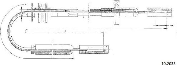 Cabor 10.2033 - Трос, управління зчепленням autocars.com.ua