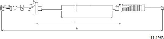 Cabor 11.1963 - Тросик газу autocars.com.ua