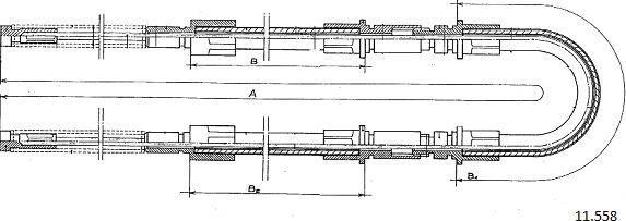 Cabor 11.558 - Трос, гальмівна система autocars.com.ua