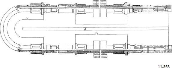 Cabor 11.568 - Трос, гальмівна система autocars.com.ua