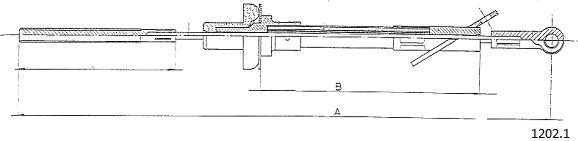 Cabor 1202.1 - Трос, управління зчепленням autocars.com.ua