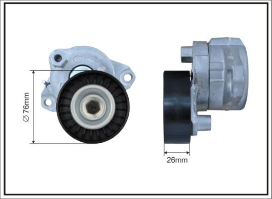 Caffaro 110200SP - Натягувач ременя, клинові зуб. autocars.com.ua