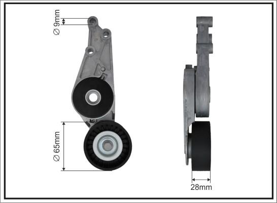 Caffaro 112000SP - Натяжна планка Audi A4-A6 1.6-1.8T-2.0 autocars.com.ua