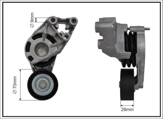 Caffaro 118087SP - Натяжитель, поликлиновый ремень autodnr.net