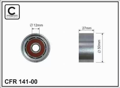 Caffaro 141-00 - Направляющий ролик, зубчатый ремень avtokuzovplus.com.ua