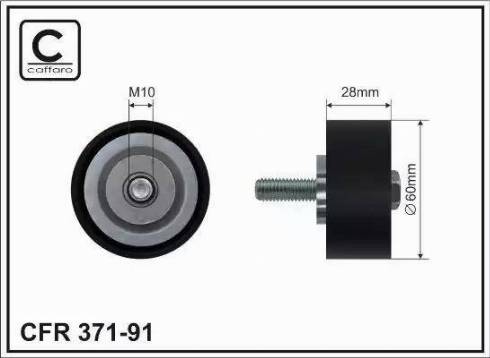 VAICO V10-1780 - Направляющий ролик, поликлиновый ремень avtokuzovplus.com.ua