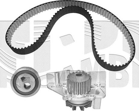 Caliber 0040KPW - Водяний насос + комплект зубчатого ременя autocars.com.ua