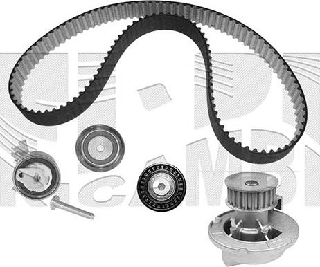 Caliber 0248KOWB - Водяний насос + комплект зубчатого ременя autocars.com.ua