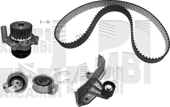 Caliber 0666KAW - Водяний насос + комплект зубчатого ременя autocars.com.ua