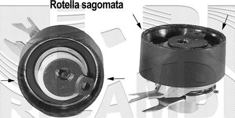 Caliber 56569 - Натяжной ролик, ремень ГРМ autodnr.net