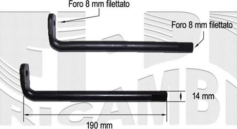 Caliber 87552 - Натягувач ременя, клинові зуб. autocars.com.ua