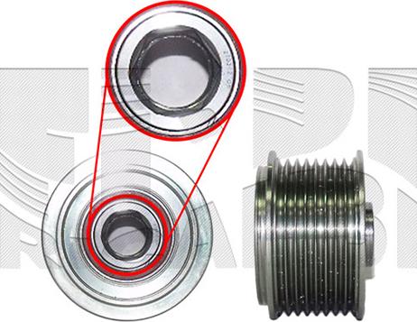 Caliber 88576 - Ремінний шків, генератор autocars.com.ua