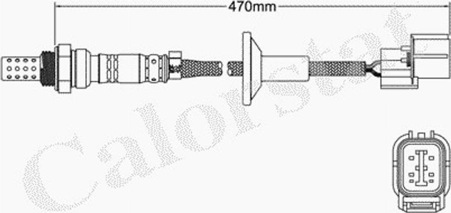 Calorstat by Vernet LS140496 - Лямбда-зонд, датчик кислорода avtokuzovplus.com.ua