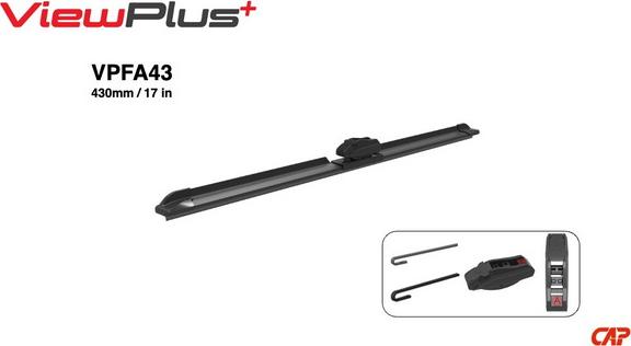 CAP VIEWPLUS VPFA43 - Щітка склоочисника autocars.com.ua