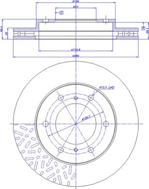 CAR 142.028 - Тормозной диск avtokuzovplus.com.ua