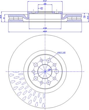 CAR 142.029 - Гальмівний диск autocars.com.ua