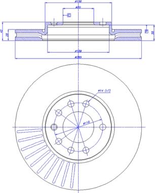 CAR 142.031 - Гальмівний диск autocars.com.ua