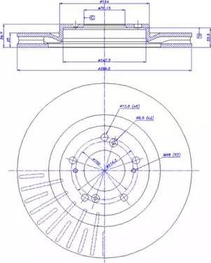 CAR 142.038 - Гальмівний диск autocars.com.ua